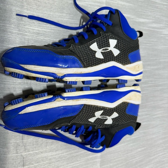 Under Armour MLB authentic high top baseball cleats, men's size 8.5 - Picture 3 of 6